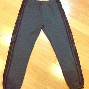 PINK Grey Capri Sweatpants